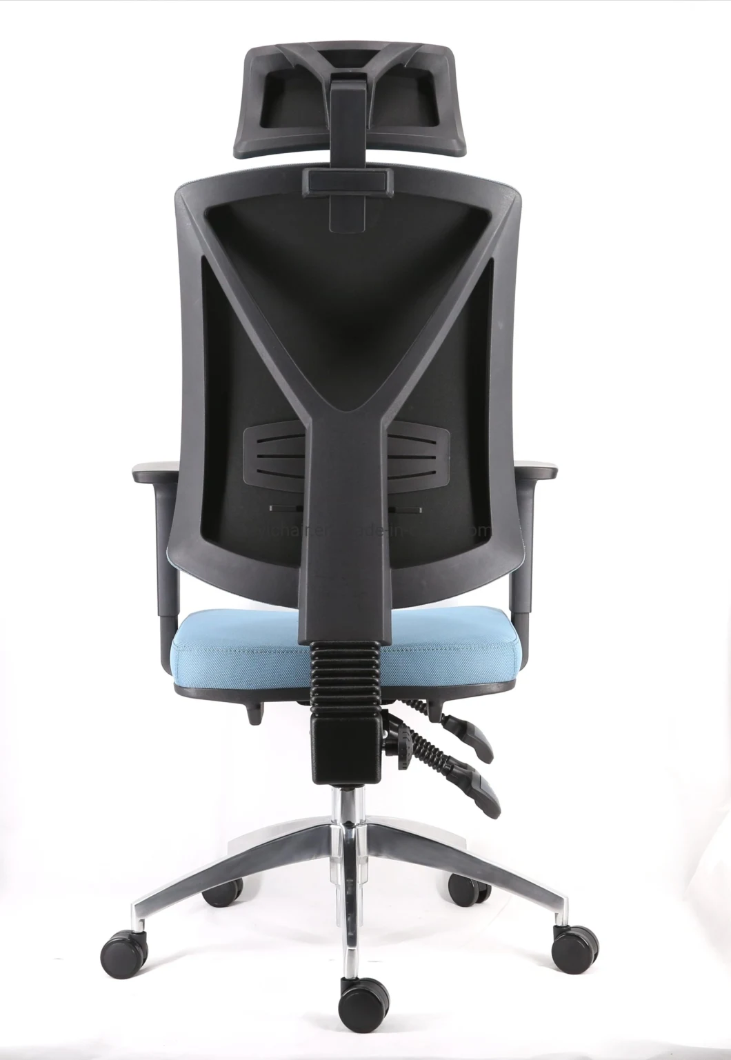 Headrest Optional Heavy Duty Mechanism Aluminium Base with PU Castors Office Chair