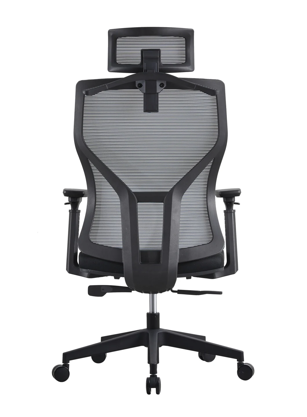 Adjustable 360 Swivel Executive Office Desk Chair Height Black Nylon Base PU Castors Office Chair