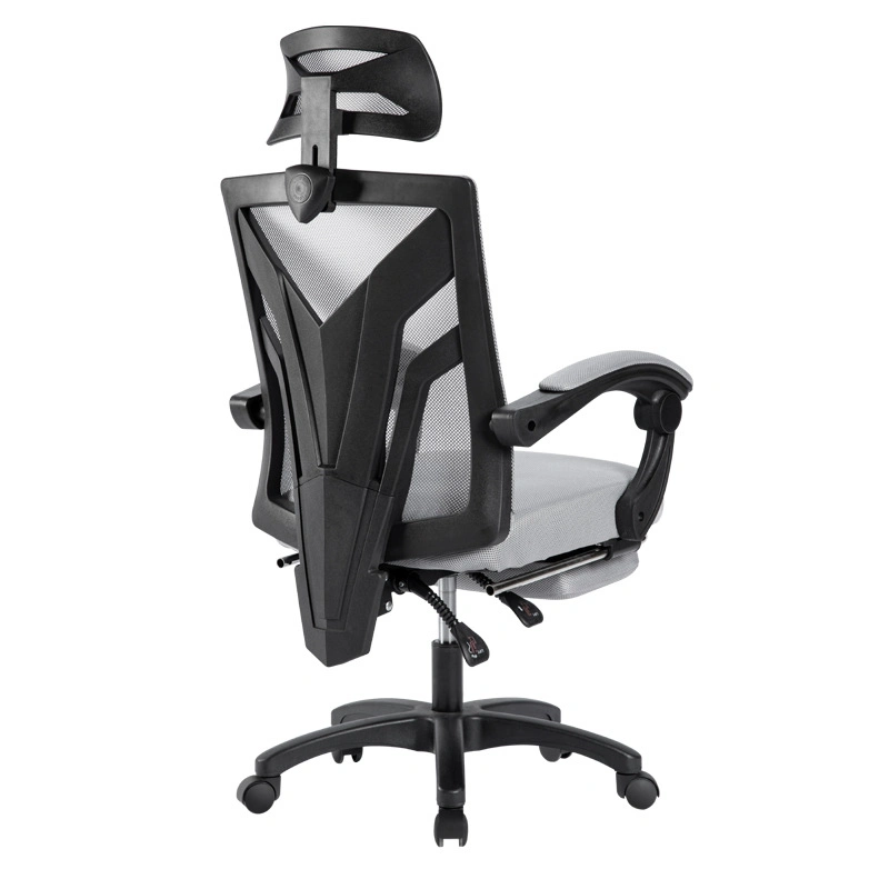 Comfortable Office Desk Chairs with Wheels Mesh Chair Back Fabric Office Chair Height Can Be Adjusted Nylon Leg