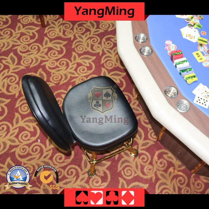 High-End Hotel and Bar Custom Casino Game Paramount Titanium High-Foot Rotating Slot VIP Bar Chair Ym-Dk04