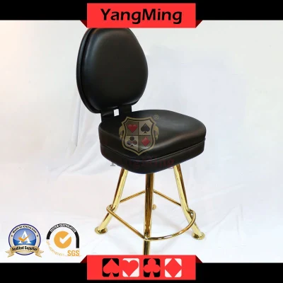 Kundenspezifisches High-End-Casino-Spiel für Hotels und Bars Paramount Titanium High-Foot Rotating Slot VIP Bar Chair Ym-Dk04